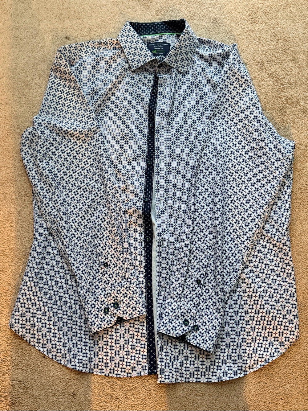 NWOT Society of Threads XL Men’s Long Sleeve Dress Shirt